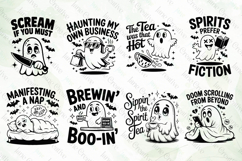 Sarcastic Ghost SVG PNG Sublimation Bundle Product Image 4