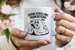 Sarcastic Ghost SVG PNG Clipart Product Image 3