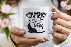 Sarcastic Ghost SVG PNG Clipart Product Image 3