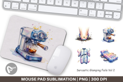 Sarcastic Glamping Fails Mouse Pad Product Image 1