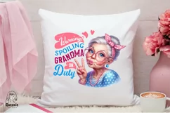 Sarcastic Grandma Slogan PNG, Sublimation, I Love Grandma Product Image 4