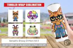 Tumbler Sarcastic Groovy Critters Product Image 1