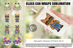 Glass Can Sarcastic Groovy Critters Product Image 1