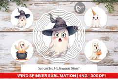 Wind Spinner Sarcastic Halloween Ghost Product Image 1