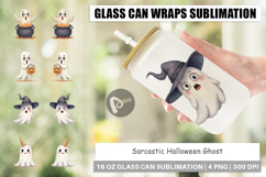 Glass Can Sarcastic Halloween Ghost Product Image 1