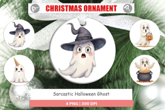 Ornament Sarcastic Halloween Ghost Product Image 1