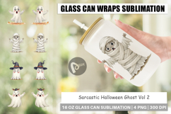 Glass Can Sarcastic Halloween Ghost Product Image 1