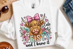 Sarcastic Highland Cow PNG Product Image 2