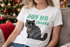 Sarcastic Holiday Feline Sublimation Product Image 3