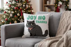 Sarcastic Holiday Feline Sublimation Product Image 12