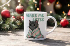 Sarcastic Holiday Feline Sublimation Product Image 14