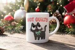 Sarcastic Holiday Feline Sublimation Product Image 4