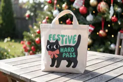 Sarcastic Holiday Feline Sublimation Product Image 7