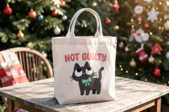 Sarcastic Holiday Feline Sublimation Product Image 9