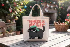 Sarcastic Holiday Feline Sublimation Product Image 15