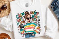 Sarcastic Humor Woman PNG, Funny Png Product Image 2