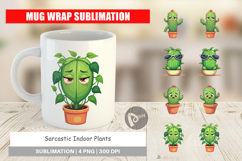Mug Wrap Sarcastic Houseplants Product Image 1