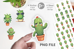 Sarcastic Houseplants Sticker Product Image 1