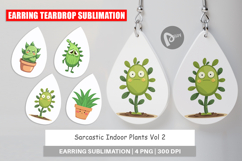 Earring Sarcastic Houseplants Product Image 1