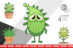 Sarcastic Houseplants Clipart Product Image 1