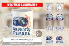 Sarcastic Introvert Quotes Mug Wrap Product Image 1