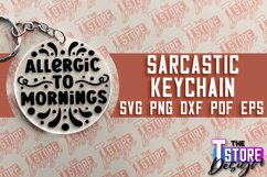 Sarcastic Keychain SVG Design | Sarcastic Quotes SVG Design Product Image 1