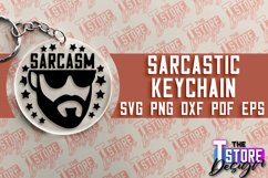 Sarcastic Keychain SVG Design | Sarcastic Quotes SVG Design Product Image 1