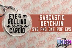 Sarcastic Keychain SVG Design | Sarcastic Quotes SVG Design Product Image 1