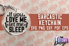 Sarcastic Keychain SVG Design | Sarcastic Quotes SVG Design Product Image 1