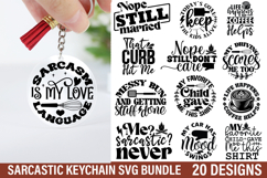 Sarcastic Keychain SVG Bundle - Sarcastic Keychain SVG Design Product Image 1