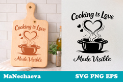 Sarcastic Cooking Quotes SVG | Funny Kitchen Sign Bundle Product Image 3
