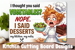 Funny Sarcastic Kitchen Cutting Board Design Collection Product Image 1