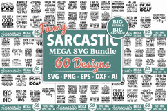 Sarcastic Mega SVG Bundle | Sarcastic SVG Bundle | Funny SVG Product Image 1