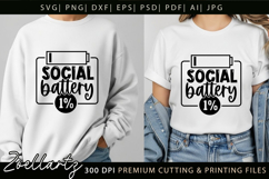 Sarcastic Mental Health SVG Funny Anxiety T-shirt Mug Design Product Image 2