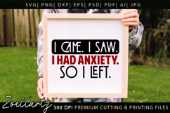 Sarcastic Mental Health SVG Funny Anxiety T-shirt Mug Design Product Image 4