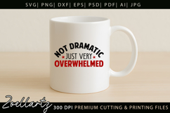 Sarcastic Mental Health SVG Funny Anxiety T-shirt Mug Design Product Image 8
