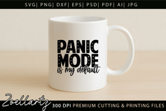 Sarcastic Mental Health SVG Funny Anxiety T-shirt Mug Design Product Image 6
