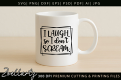 Sarcastic Mental Health SVG Funny Anxiety T-shirt Mug Design Product Image 6