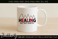 Sarcastic Mental Health SVG Funny Anxiety T-shirt Mug Design Product Image 6
