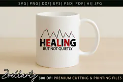 Sarcastic Mental Health SVG Funny Anxiety T-shirt Mug Design Product Image 6