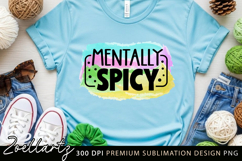 Sarcastic Mental Health Sublimation Design Funny Anxiety PNG Product Image 4