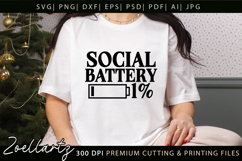 Sarcastic Mental Health SVG Funny Anxiety T-shirt Mug Design Product Image 1