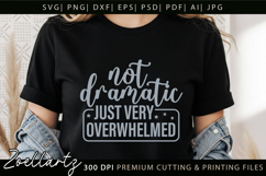 Funny Mental Health SVG Sarcastic Anxiety T-shirt Mug Design Product Image 8