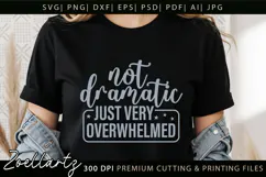 Funny Mental Health SVG Sarcastic Anxiety T-shirt Mug Design Product Image 8