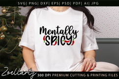 Funny Mental Health SVG Sarcastic Anxiety T-shirt Mug Design Product Image 2