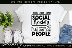 Sarcastic Mental Health SVG Funny Anxiety T-shirt Mug Design Product Image 5