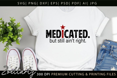 Funny Mental Health SVG Sarcastic Anxiety T-shirt Mug Design Product Image 8