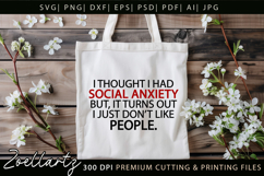 Sarcastic Mental Health SVG Funny Anxiety T-shirt Mug Design Product Image 6