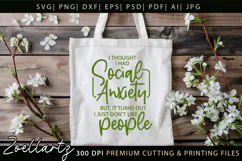 Sarcastic Mental Health SVG Funny Anxiety T-shirt Mug Design Product Image 6