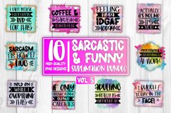 Sarcastic Funny Sublimation Bundle Sarcasm Sublimation Product Image 1
